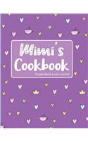 Mimi's Cookbook Purple Blank Lined Journal