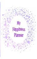 My Happiness Planner: The Perfect Planner Keep Track of Your Positive Mindset and Work Towards a Happier Lifestyle with a Blue and Purple Cloud Design