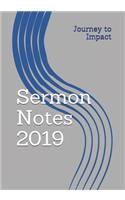 Sermon Notes 2019