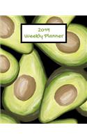 2019 Weekly Planner: Avocado