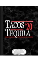 Tacos and Tequila 2020 Composition Notebook: College Ruled 93/4 X 71/2 100 Sheets 200 Pages for Writing