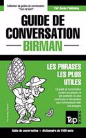 Guide de conversation - Birman - Les phrases les plus utiles