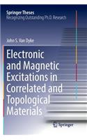 Electronic and Magnetic Excitations in Correlated and Topological Materials