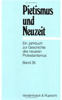 Pietismus Und Neuzeit Band 26 - 2000