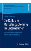Die Rolle Der Marketingabteilung Im Unternehmen