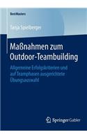 Maßnahmen Zum Outdoor-Teambuilding: Allgemeine Erfolgskriterien Und Auf Teamphasen Ausgerichtete Übungsauswahl