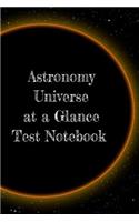 Astronomy Universe at a Glance Test Notebook