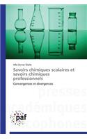 Savoirs Chimiques Scolaires Et Savoirs Chimiques Professionnels