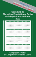 Calendario de Efemérides Eclesiásticas y Patrias de la República Dominicana, 2022