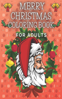 Merry Christmas Coloring Book For Adults