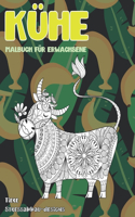 Malbuch für Erwachsene - Stressabbau-Designs - Tiere - Kühe