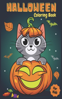 Halloween Coloring Book For Kids: Happy Halloween Coloring Book for Toddlers and Preschool - A Fun Children Coloring book for Halloween - More Than 70 Cute Halloween Illustrations to