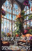 Libro De Colorear De Diseno De Interiors: Hermosos y Acogedores Diseños de Escenas de Habitaciones para Adultos