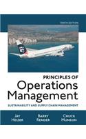 Principles of Operations Management: Sustainability and Supply Chain Management