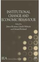 Institutional Change and Economic Behaviour