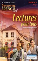 Lectures Pour Tous Student Edition Level 3: (Discovering French Today)