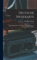 Deutsche Speisekarte