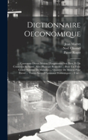 Dictionnaire Oeconomique