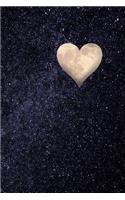 Heart on a Starry Night: 150 Page Lined Notebook/Diary