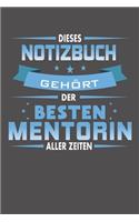 Dieses Notizbuch Gehört Der Besten Mentorin Aller Zeiten