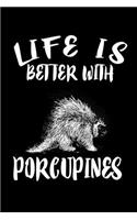 Life Is Better With Porcupines: Animal Nature Collection