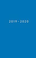 2019 - 2020: Weekly Planner Starting May 2019 - Dec 2020 6 x 9 Dated Agenda Appointment Calendar Organizer Book Soft-Cover Blue