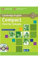 Compact First for Schools Workbook Without Answers with Audio CD