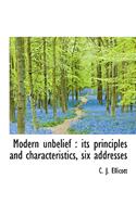 Modern Unbelief