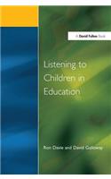 Listening to Children in Education