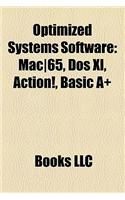 Optimized Systems Software: Mac-65, DOS XL, Action!, Basic A+(English)