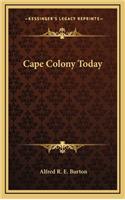 Cape Colony Today