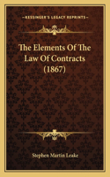 The Elements Of The Law Of Contracts (1867)