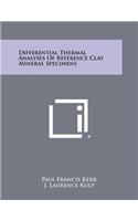 Differential Thermal Analyses of Reference Clay Mineral Specimens