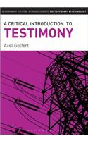 A Critical Introduction to Testimony