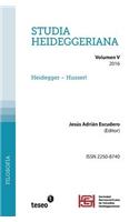 Studia Heideggeriana Vol. V