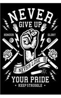 Never Give Up (Inspirational Journals to Write In)