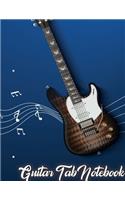 Guitar Tab Notebook: Blank Music Journal for Guitar Music Notes - Guitar Tablature Blank Notebook Chords Guitarists Sheet Music Journal Musician Gift