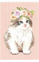 The Cat Lover Collection: Fancy Cat No. 6 (Blank Lined Writing Journal)