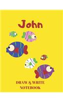 John Draw & Write Notebook