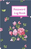 Password Log Book: Never forget another website login password with this handy record notebook where you can list your details to keep them safe. Navy design with pink