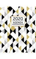 2020 Agenda Hebdomadaire: Conception abstraite moderne du milieu du siècle - MCM - Mid-Century Modern - Planificateur d'un an avec vues journalières / mensuelles, traqueur d'