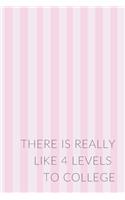 There Is Really like 4 Levels In College Notebook Journal