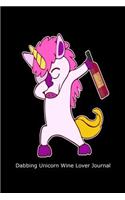 Dabbing Unicorn Wine Lover Journal