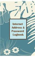 Internet Address & Password Logbook