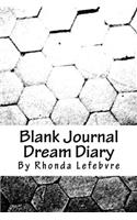 Blank Journal Sketch Book 6" x 9 Dream Diary / Dream Journal
