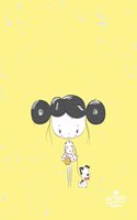 Notebook: (Me and My Love Dog on Yellow Notebook)