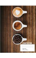 Coffee Lover Composition Book College Ruled