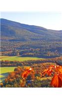Autumn School Composition Book Mountains Valley Fields 130 Pages