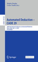 Automated Deduction - Cade 29