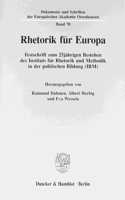 Rhetorik Fur Europa
